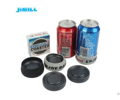 Portable Round Custom Gel Can Cooler Holder With Environment Hdpe Materials