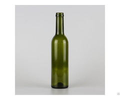 1002# 375ml Cork Finish Bordeaux Wine Bottle Classical Green