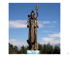 Buddhism Temple Decoration Bronze Lord Shiva Shakti Statue
