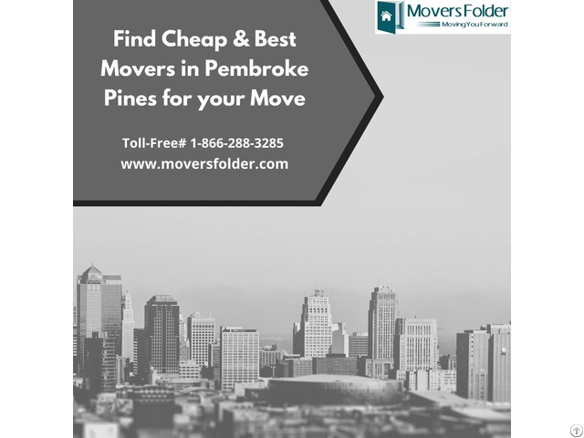 Find Cheap And Best Movers In Pembroke Pines For Your Move