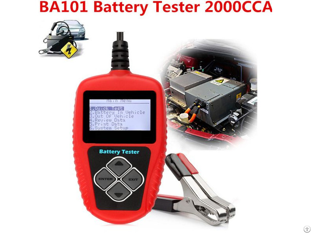 Hot Seller 12v Automotive Battery Tester Ba101