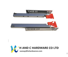 Push To Opening Soft Close Ball Bearing Drawer Slides