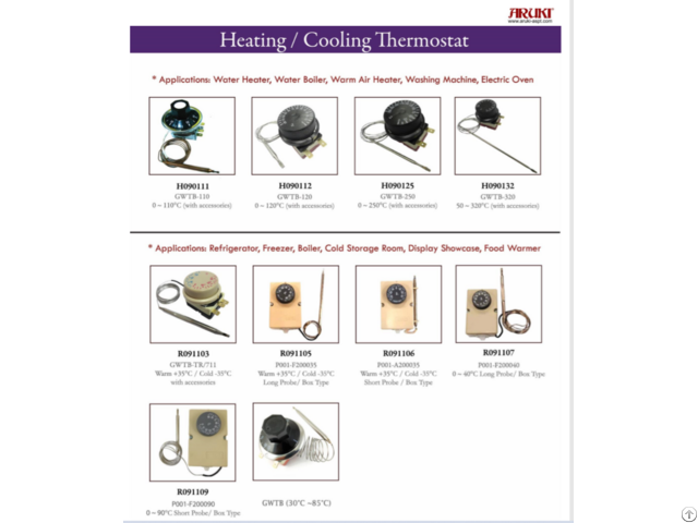 Cooling Heating Thermostat