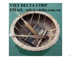 Bamboo Basket Boat For Rowing