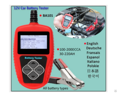 12v Automotive Battery Tester Ba101 Cca Range 100 2000