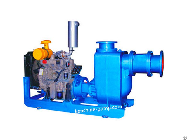 Czw Diesel Engine Driving Self Priming Sewage Pump