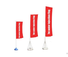 Plastic Water Injection Flag Stand With High Quality