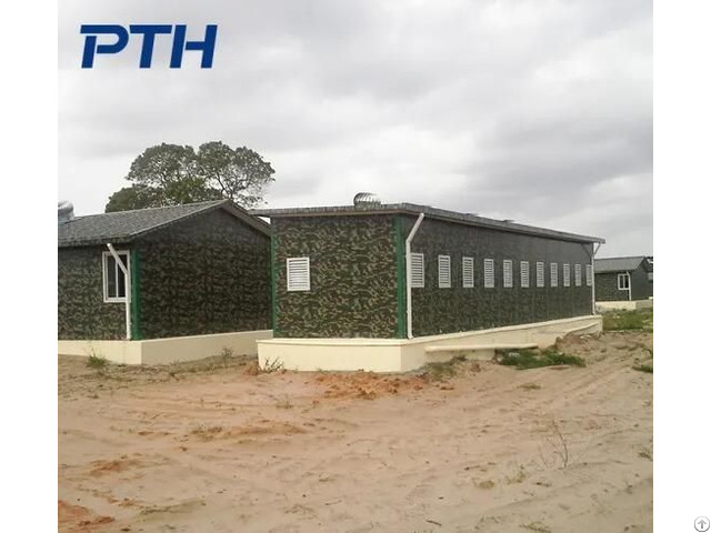 Customized Flat Pack Container House For Army Camp