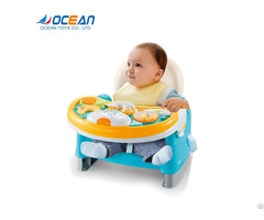 Portable Dining Feeding Baby Table Chair With Music Light