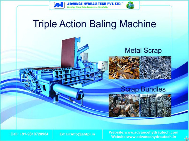 Hydraulic Baling Press Machine Manufacturer