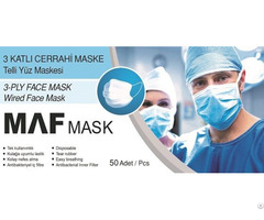 Disposable 3 Layers Surgical Face Mask