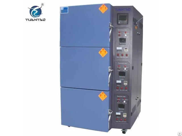 Lab Test Machine Three Layer Thermal Precision Oven For Electronic Instrumentation