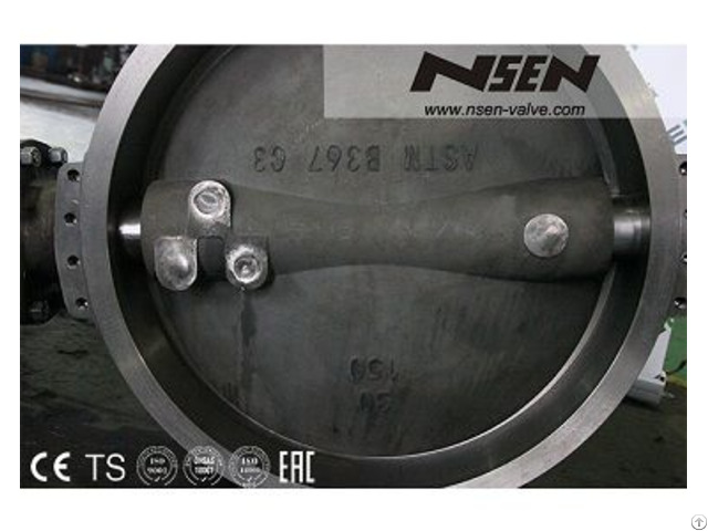 Nsen Seawater Titanium Butterfly Valve Astm B367 C3