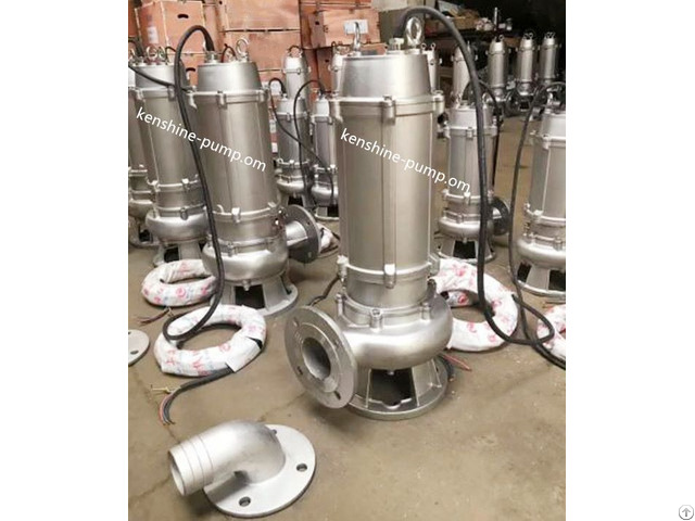 Wqp Stainless Steel Wastewater Sewage Submersible Pump