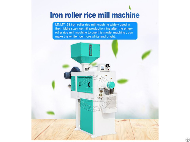 Iron Roller Rice Mill Machine