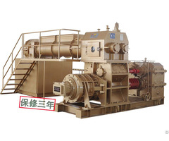 Brick Machine Jky55 55 Double Stage Vacuum Extruder 2 Mud Strip Outlets