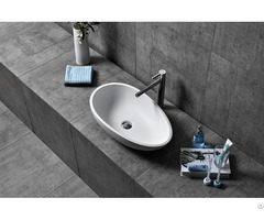 Solid Surface Bathroom Wash Sink Artificial Stone High End Basins Manufacturer And Supplier In China
