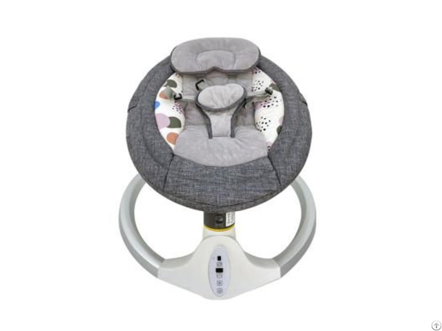 Coloured Baby Automatic Swing Bassinet With Vibration And Melody Function