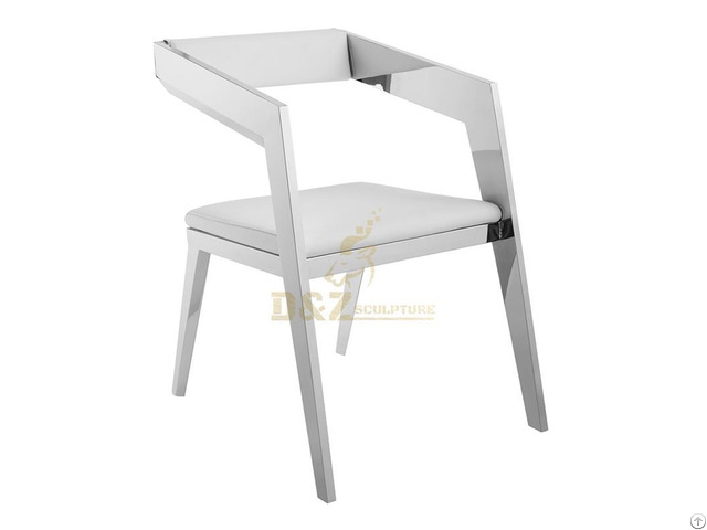 Outdoor Stainless Steel Chair Large Metal Sculptures