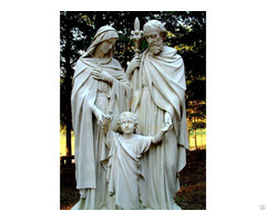 High Quality Natural Stone Holy Family Statue