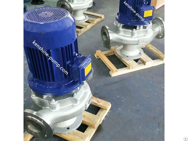 Vertical Stainless Steel Pipeline Sewage Pump