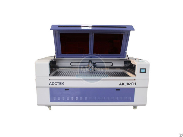 Co2 Laser Metal And Nonmetal Cutting Machine Akj1610h 2