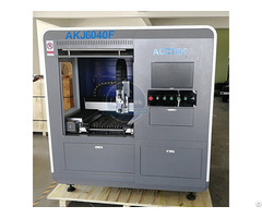 Small Size Precision Cnc Fiber Laser Metal Cutting Machine Akj6040f