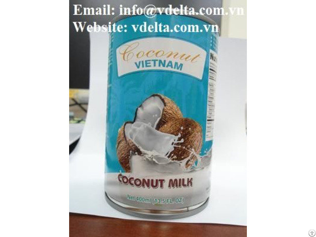 Canned Coconut Milk Viet Nam