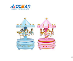 Rotating Small Horse Carousel Music Gift Box For Girlfriend