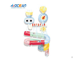 Cute Funny Water Spray Track Baby Bath Assembly Diy Toys For Kids