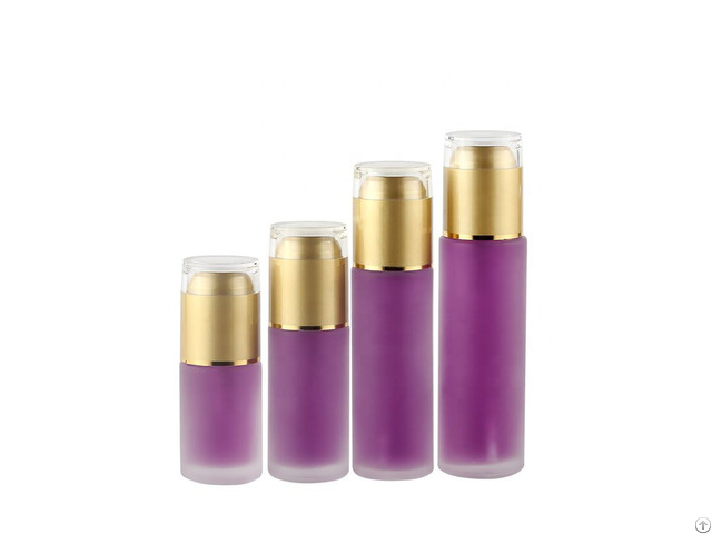 Fashionable Packaging Cosmetic Empty Round Bottle Set