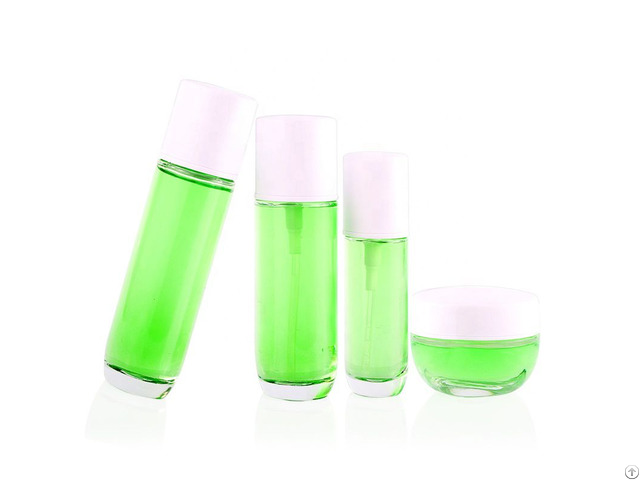 New Bottles Sets Pump Cosmetic Glass Packaging Bottle Set