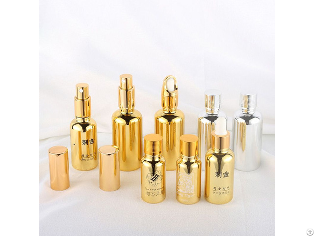 Wholesale Glass Electrochemical Aluminum Bottles Empty Essential Oil Bottle