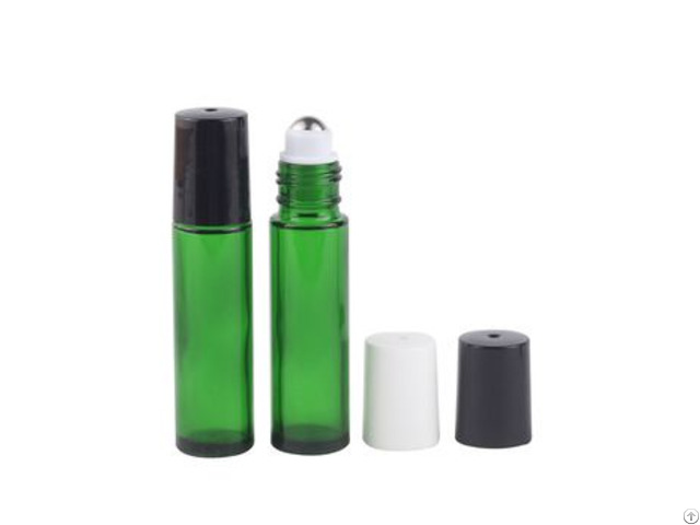 Green Colored Perfume Roll On Bottle Brand	Qiaojun Glass