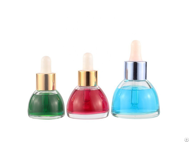 Excellent Quality Clear Glass Mockup Cosmetic Serum Bottle