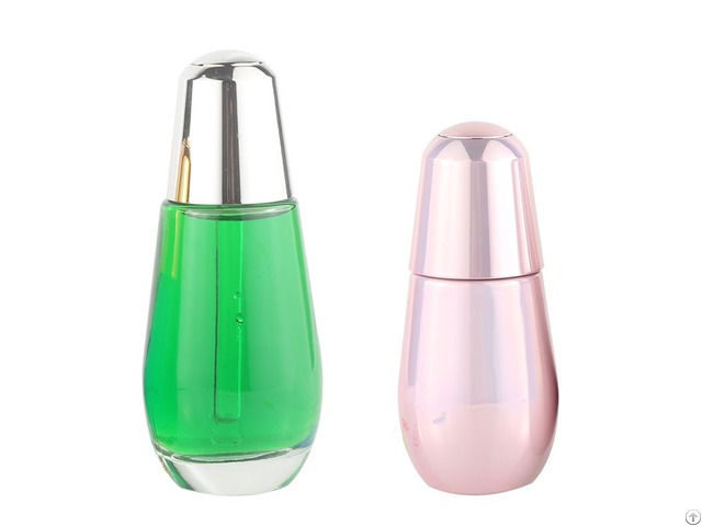 Popular Serum Gold Sliver Press Glass Dropper Bottle