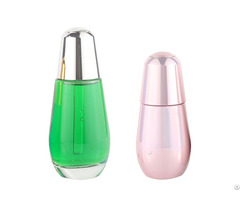 Popular Serum Gold Sliver Press Glass Dropper Bottle