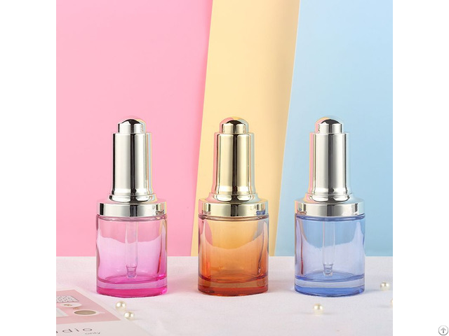 Excellent Quality Essence Glass Bottles 30ml Serum Bottle With Sliver Dropper