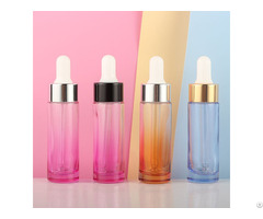 High Quality Bottles 30ml Clear Serum Bottle With Silver Gold Black Dropper