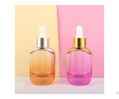Fashionable 30ml Skincare Cosmetic Dropper Glass Bottle For Serum