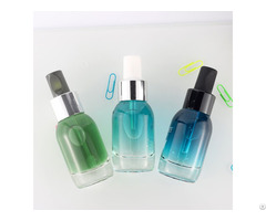 Latest New Design 50ml Transparent Skincare Glass Serum Bottle For Skin Care