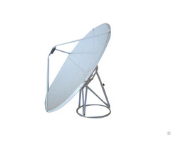 Six Panel Construction Satellite Dish Antenna For Reception Of C Band