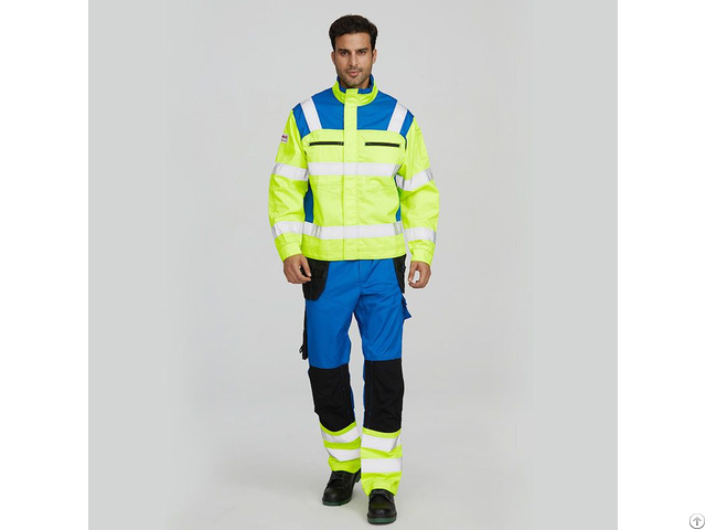 High Visibility Protective Factory Uniform Suit