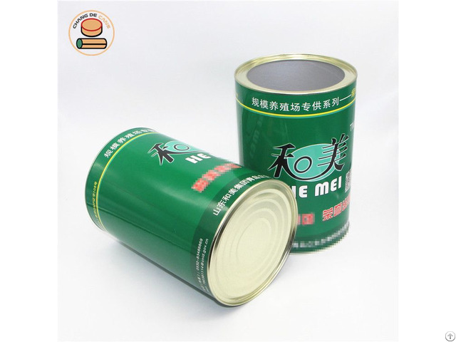 Eco Friendly Pet Food Powder Cookies Paper Tube Boxes Packaging For Feed Veterinary Drugs