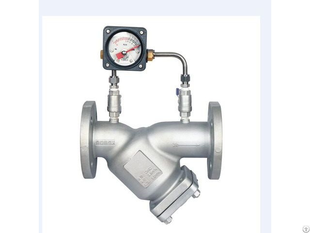 Alimunium Alloy Fuel Gas Y Strainers With Differential Pressure Gauge