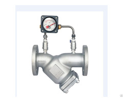 Alimunium Alloy Fuel Gas Y Strainers With Differential Pressure Gauge