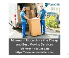 Movers In Utica Hire The Cheap And Best Moving Services