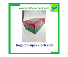 Customized Corrugated Shoe Storage Dust Proof Shipping Box