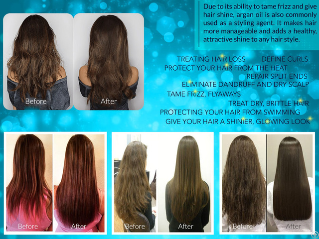 Hair Nourishing Treatement Natural Argan Oil In Laura Bottles