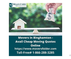 Movers In Binghamton Avail Cheap Moving Quotes Online